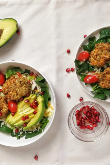 Gluten-Free Salmon Cakes with Seeds