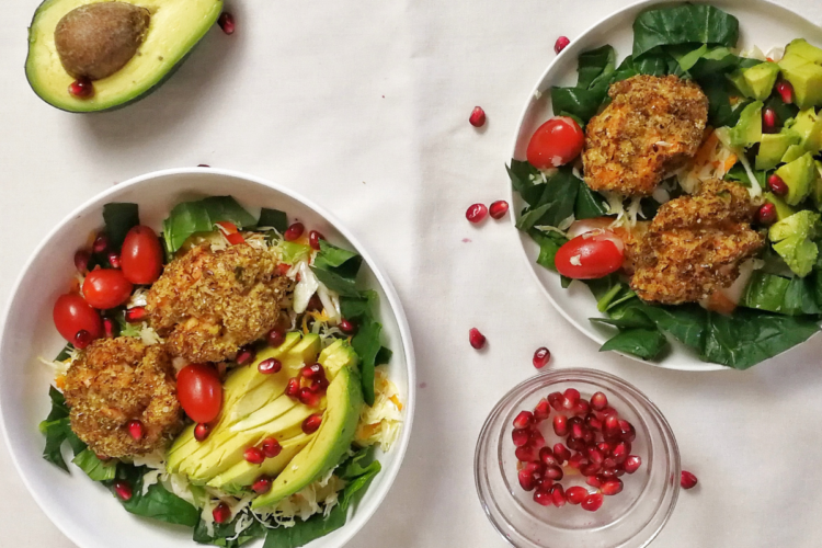 Gluten-Free Salmon Cakes with Seeds
