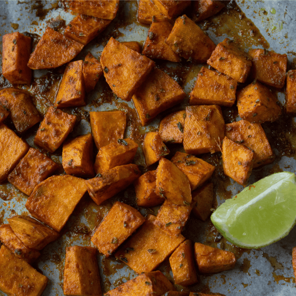 Turmeric Roasted Sweet Potatoes