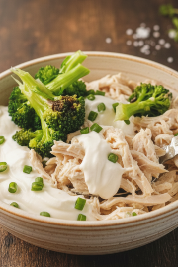 shredded chicken bowl recipe