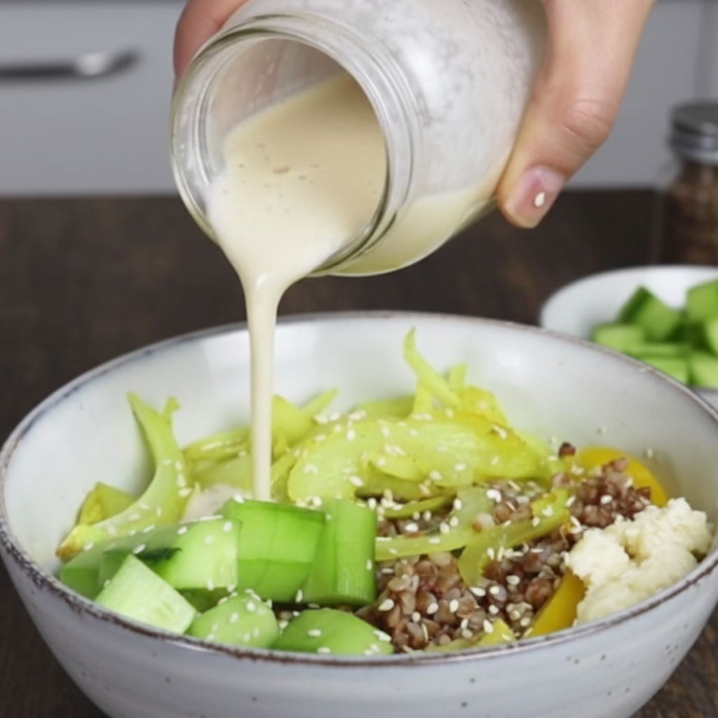 tahini dressing salad