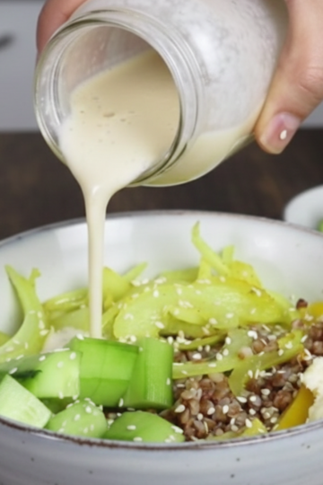 tahini dressing salad