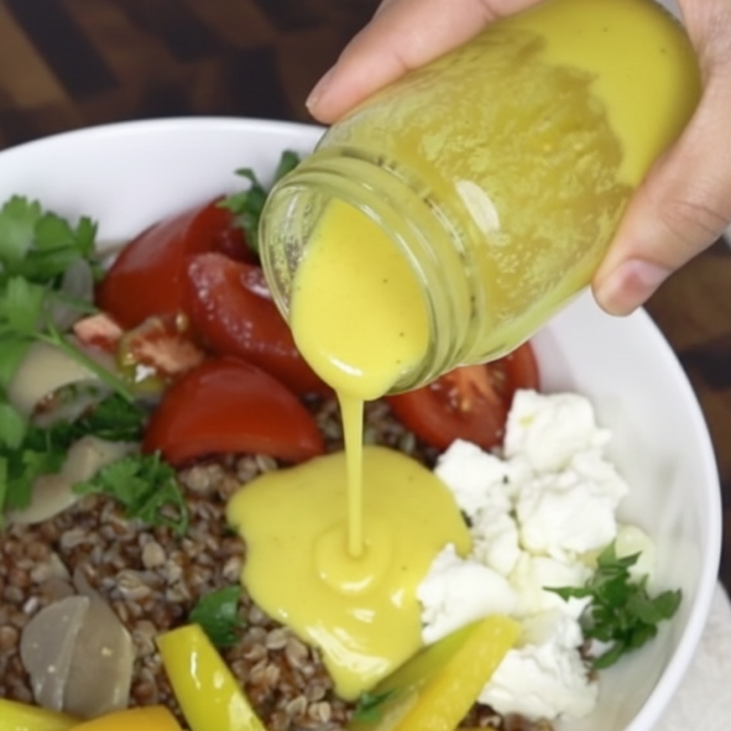 Mustard & Extra Virgin Olive Oil Salad Dressing