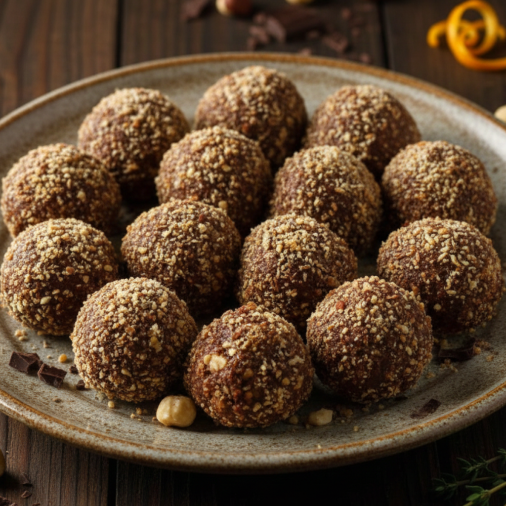 Cocoa Hazelnut Energy Balls