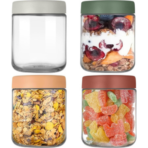 glass jars | overnight oats jars