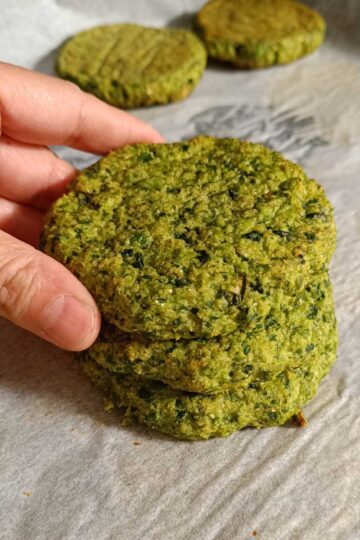 Easy Pea Fritters with Feta and Chickpea Flour