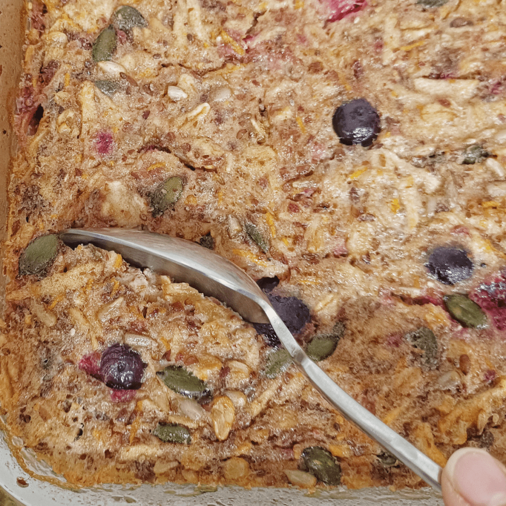 sugar-free baked oats