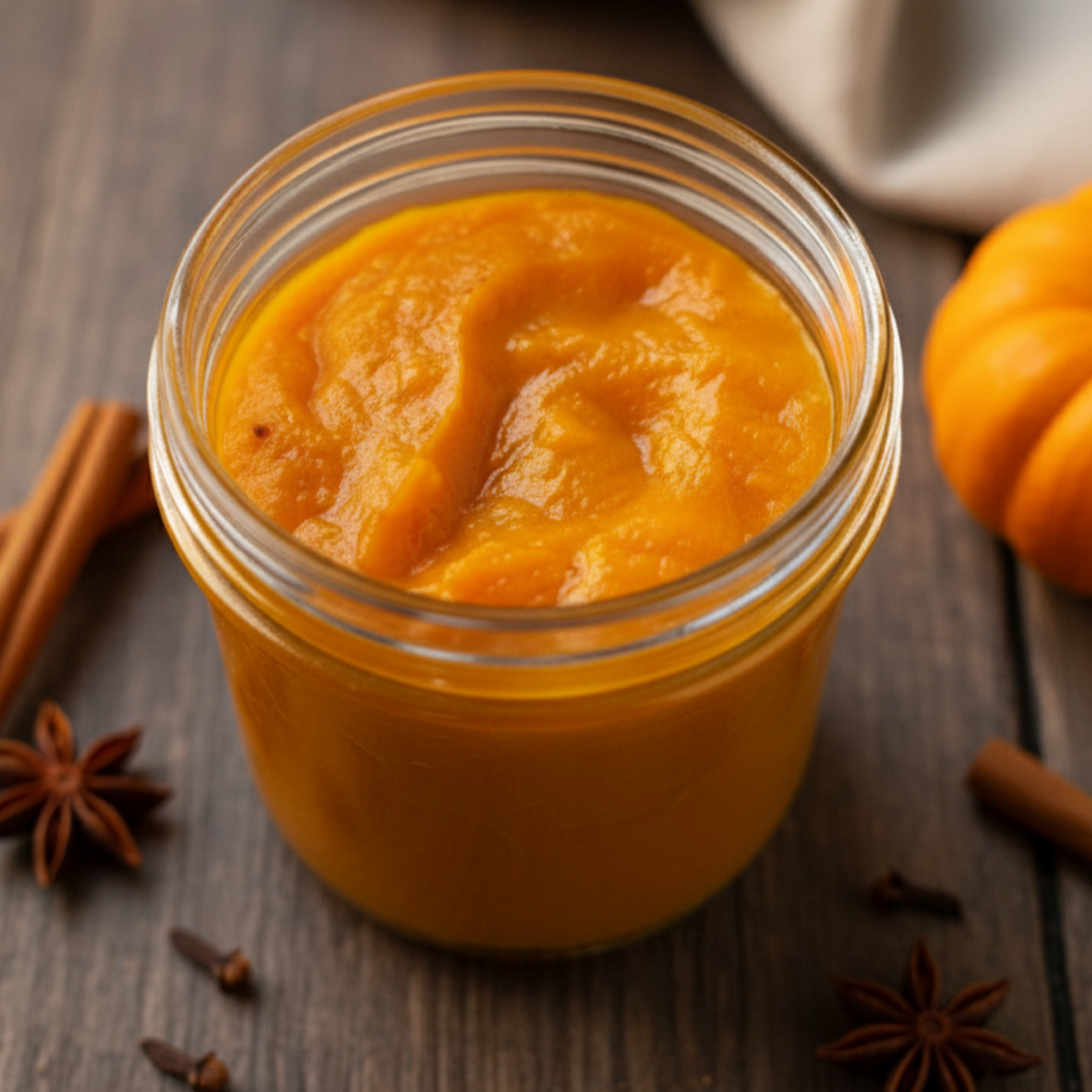 homemade pumpkin puree