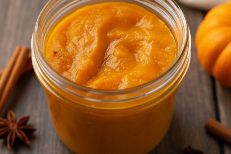 homemade pumpkin puree
