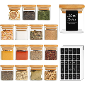 Glass Spice Jars