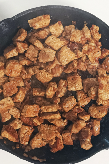 miso-glazed steak bites