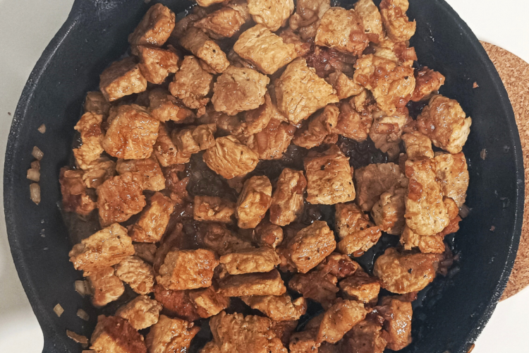 miso-glazed steak bites