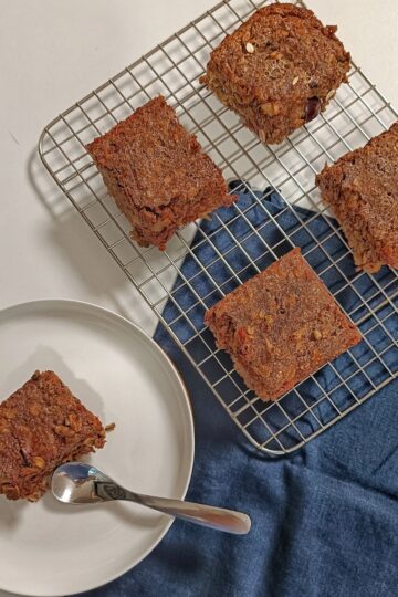 cherry cocoa breakfast bake