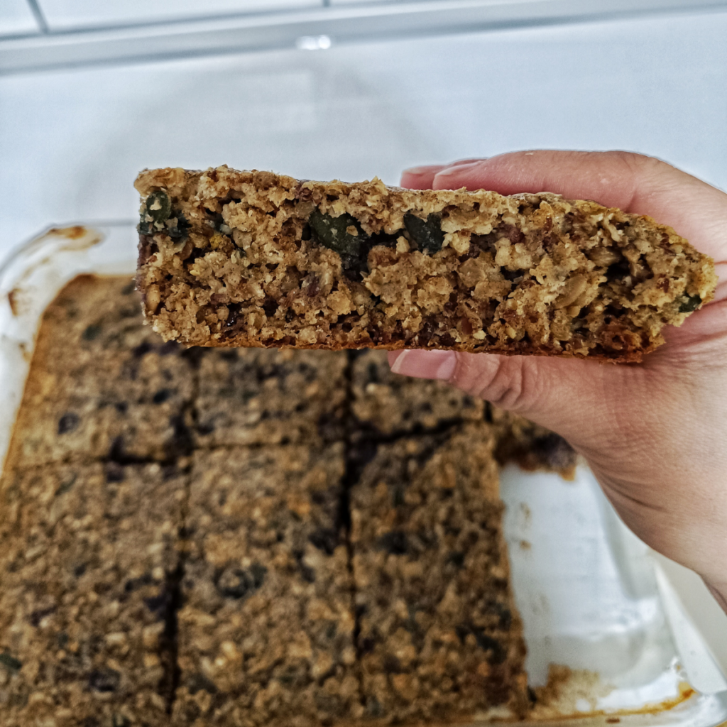 baked oats with seeds no banana