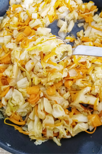 Sautéed Cabbage side dish