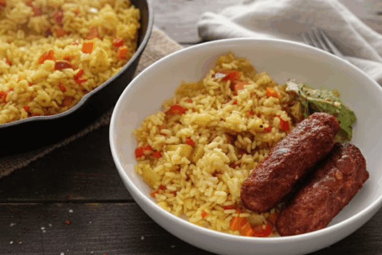 Vegetable Rice with Butter