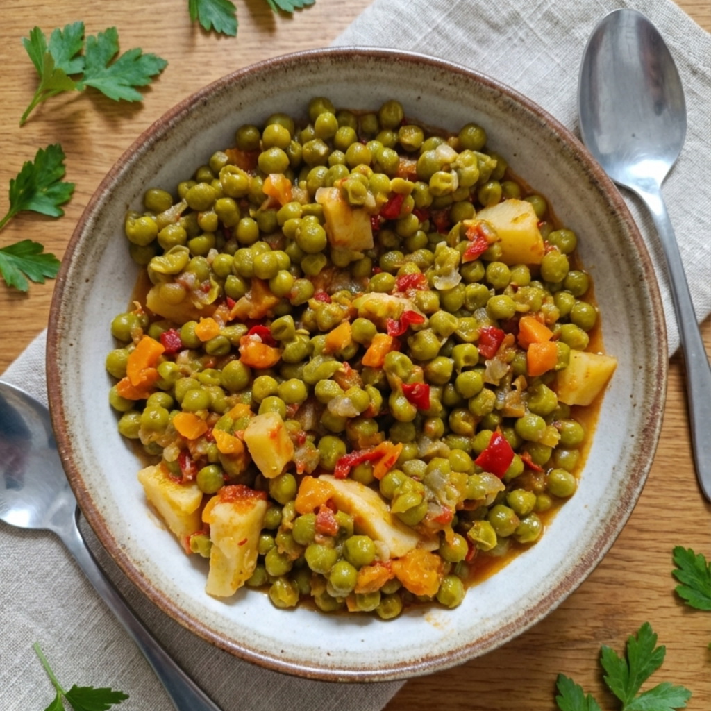 greek style peas (arakas)