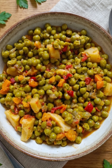greek style peas (arakas)