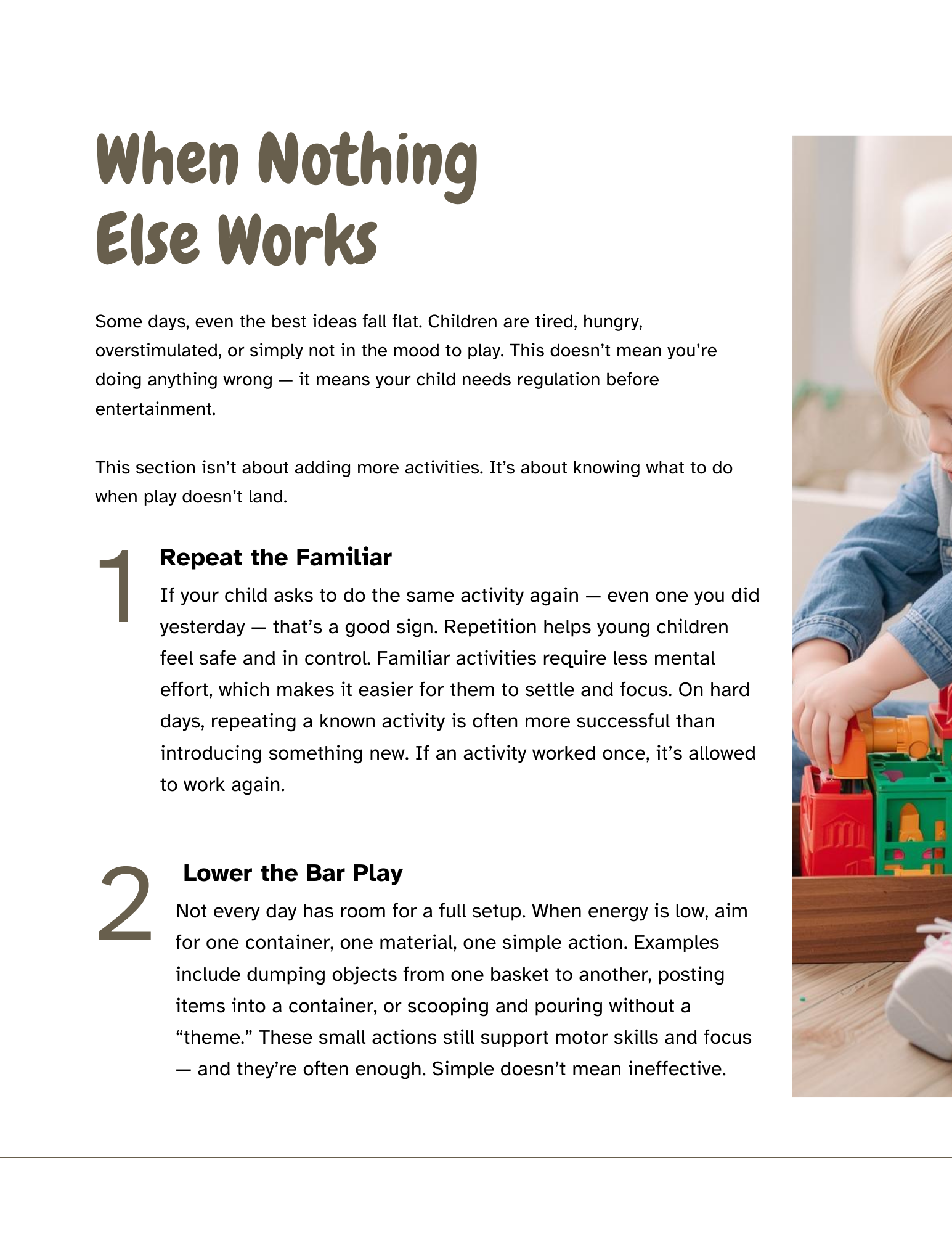 screen free guide - when