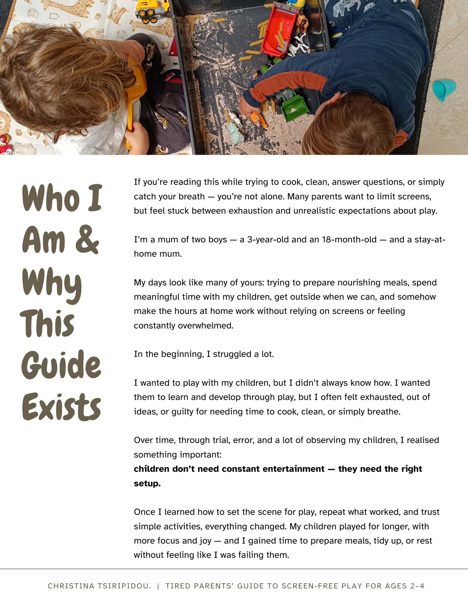 screen free guide - why