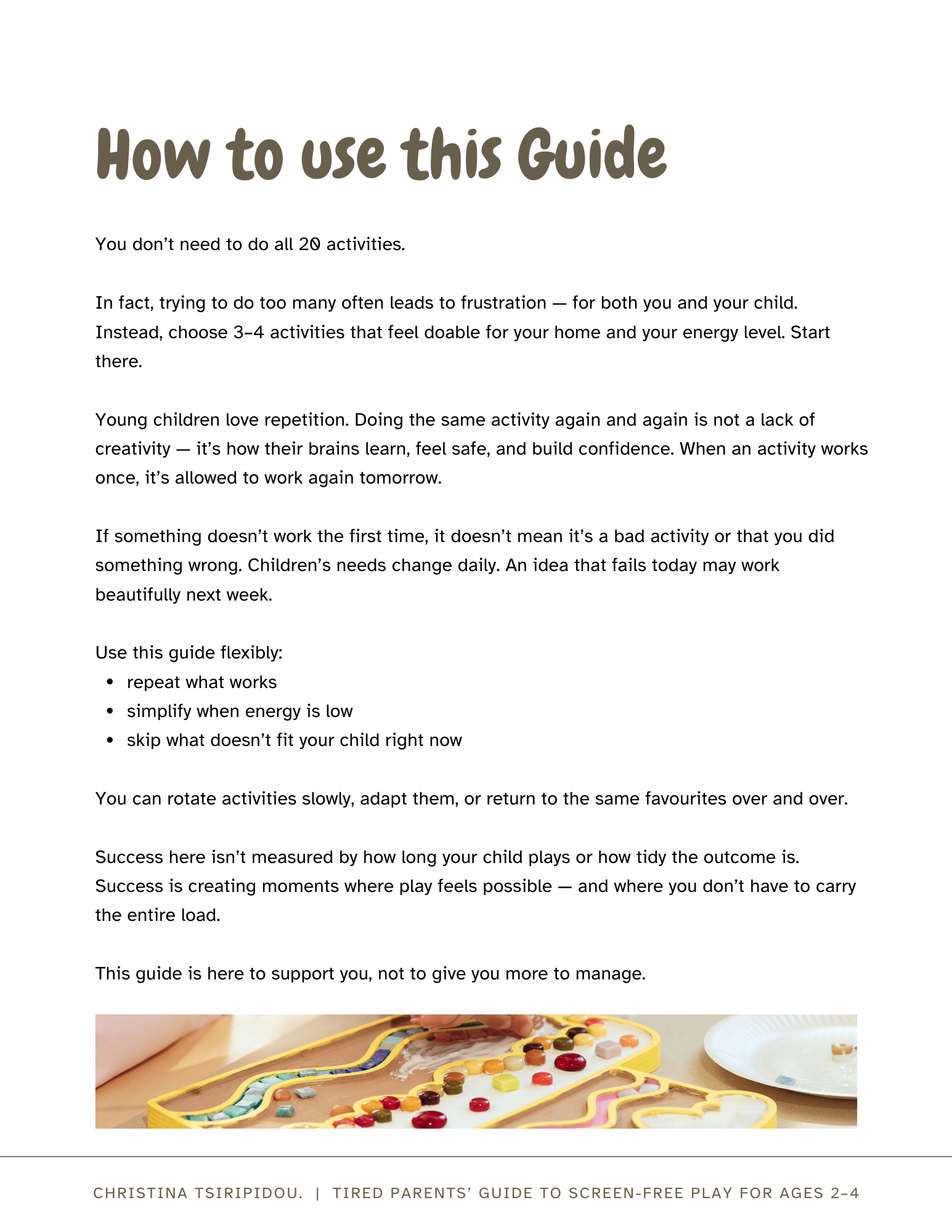 screen free guide - how