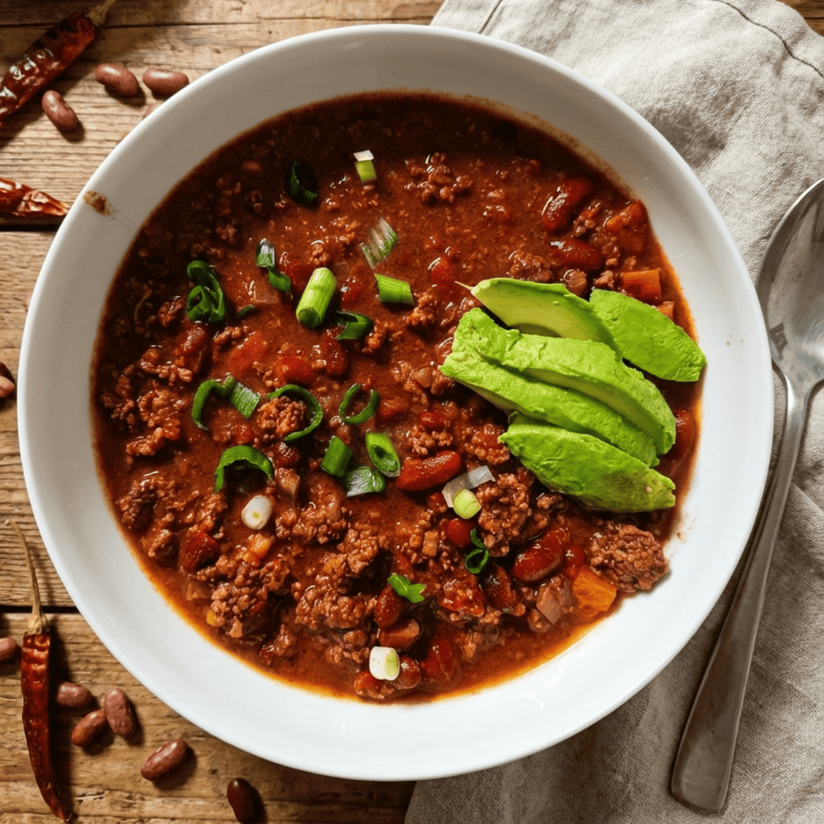 Deep-Flavour Dark Chocolate Beef & Bean Chili