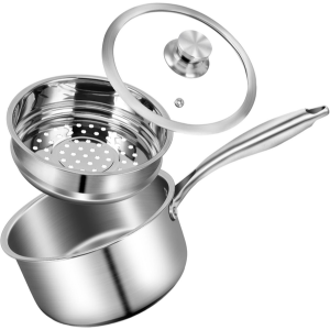 stainless steel saucepan