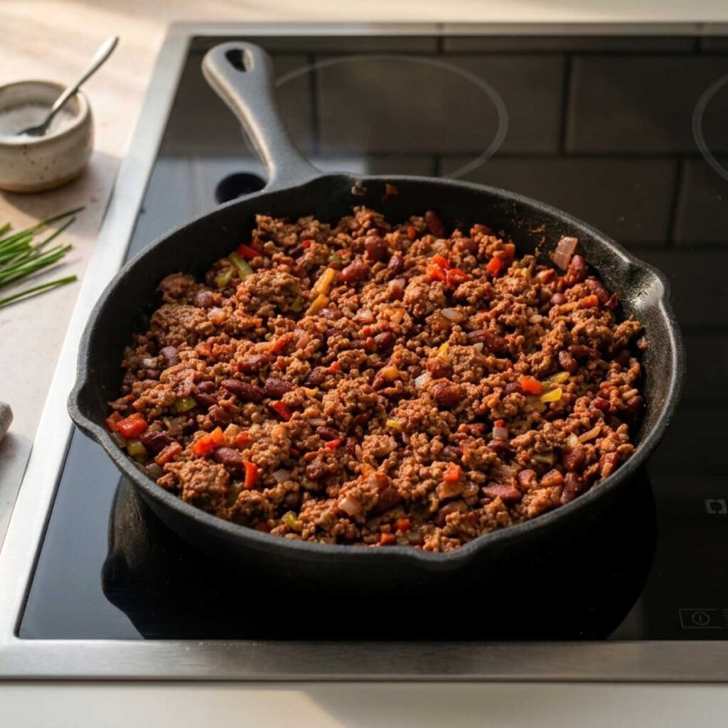 High-protein burrito filling