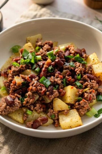 Healthy Beef and Black Bean Sauté
