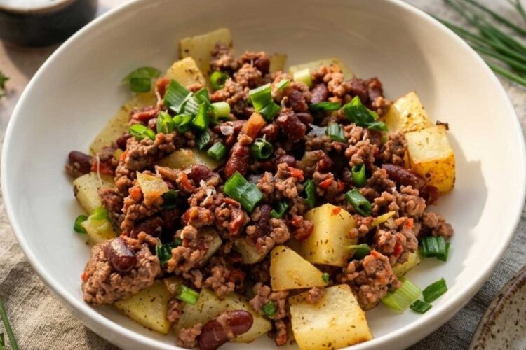Healthy Beef and Black Bean Sauté
